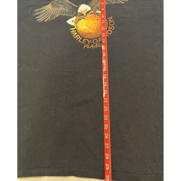 Harley Davidson Black T shirt XL Tee Columbia TN 2012 South of Nashville Rules - Picture 7 of 8